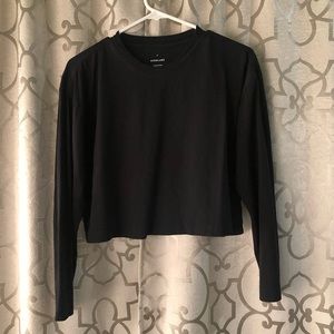 Everlane Crew Crop Long-Sleeve Tee